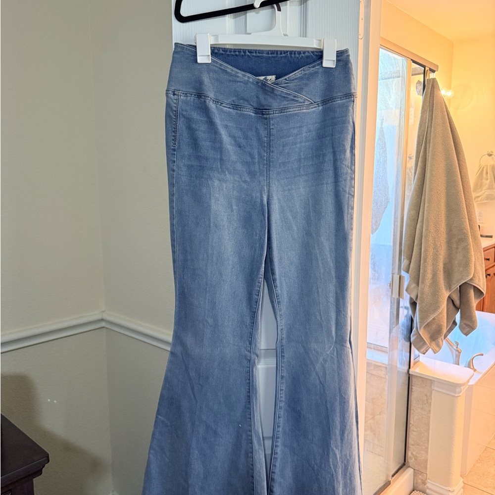 We The Free Light Blue Flare Jeans